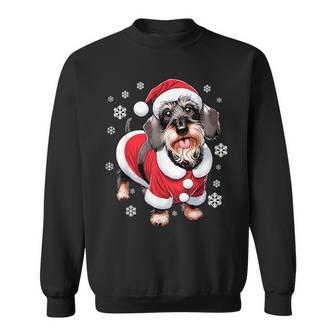 Rauhaardackel Dog Christmas Sweatshirt - Geschenkecke