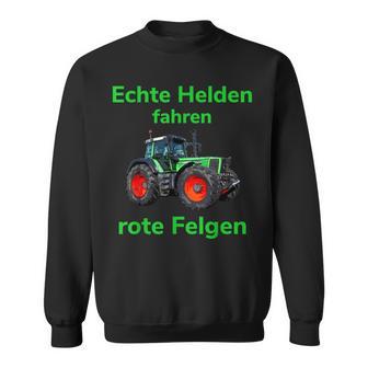 Red Rims Echte Helden Fahren R Sweatshirt - Geschenkecke