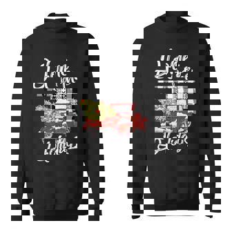 Red Truck Holidays Oklahoma Country Farmhouse Christmas Sweatshirt - Monsterry