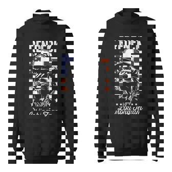 Redneck Raccoon Mullet White Trash Party Attire Hillbilly Sweatshirt - Thegiftio UK