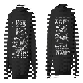 I Regret Nothing Pirate Cat Sweatshirt - Monsterry