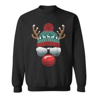 Reindeer Santa Claus Christmas Santa Christmas Sweatshirt - Geschenkecke