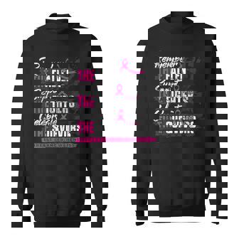 Remember The Fallen Support The Fighters Breast Cancer Sweatshirt - Thegiftio