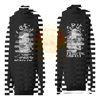 Retro I Got The Diabeetus Diabetes Type 1 2 Awareness Sweatshirt - Thegiftio UK