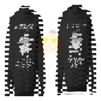 Retro Friends Giving 2024 Thanksgiving Friendsgiving Sweatshirt - Monsterry