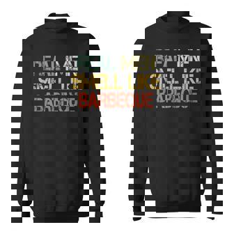Retro Bbq Grilling Real Smell Like Barbeque Grill Sweatshirt | Mazezy