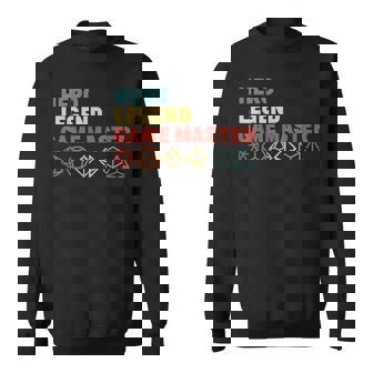 Rétro Hero Legend Game Master Rpg Dice D20 Sweater e - Cadeauxyz