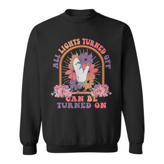 Retro The Light That Turns Off Can Be Turned Back Sweatshirt - Thegiftio UK