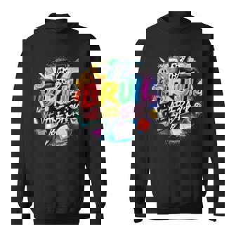 Retro Neon Bruh We Are Back Back To School Sweatshirt | Mazezy