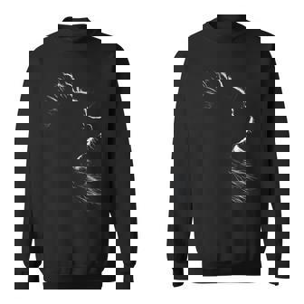 Retro Pomeranian Silhouette Sweatshirt | Mazezy