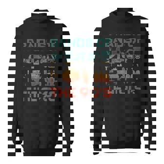 Retro Popular Music Bands Of The 90S Vintage Rock Sweatshirt | Seseable UK