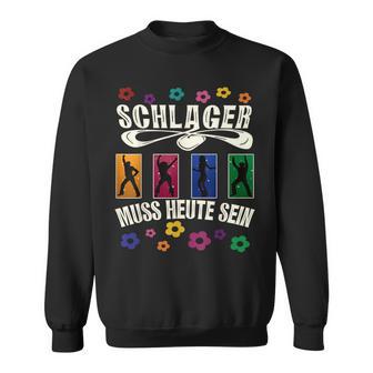 Retro Schlager Costume Outfit For Schlager Party Sweatshirt - Geschenkecke