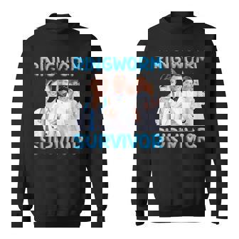 Ringworm Survivor Oddly Specific Dank Meme Sweatshirt - Monsterry