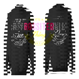 Rossiter Personalized Name Name Print S With Name Rossiter 2 Sweatshirt - Thegiftio UK