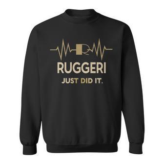 Ruggeri Just Did I Personalized Last Name Sweatshirt - Thegiftio UK