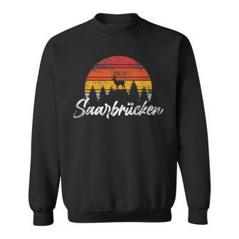 Saarbrücken Deerintage Heimat Souvenir Saarbrücken Sweatshirt - Geschenkecke