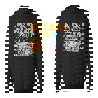Safari Squad Zoo Jungle Animal Birthday Family Matching Sweatshirt - Monsterry