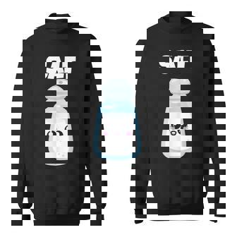 Salt Costume Matching Pepper And Salt Couple Kawaii Sweatshirt - Thegiftio UK