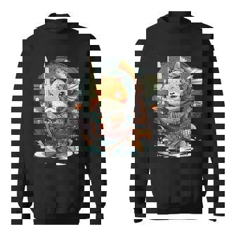 Samurai Koi Carpe Warrior Japonais Ninja Koi Carpe Kawaii Sweater e - Cadeauxyz