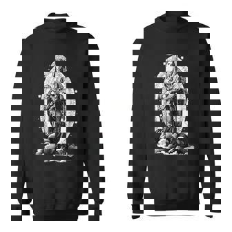 Sancta Mariaictoriaierge Marie Catholique Sweater e - Cadeauxyz