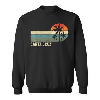 Santa Cruz Ca California Retro Surfing Sweatshirt - Geschenkecke