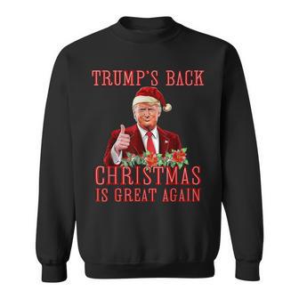 Santa Trump Dance Make Christmas Great Again Ugly Sweater Sweatshirt - Thegiftio UK