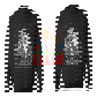 Santa's Favorite Felon Santa Claus Trump Christmas Pajamas Sweatshirt - Seseable