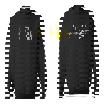 Saxophone De Fréquence Cardiaque Jazz Instrument De Musique Sweater e - Cadeauxyz