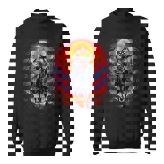 Scary Pumpkin Headless Horseman Halloween Halloween Sweatshirt - Monsterry