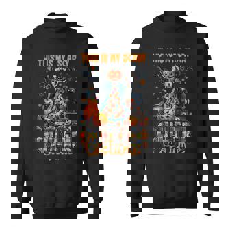 This Is My Scary Quilter Costume Halloween Horror Quiling Sweatshirt - Thegiftio UK