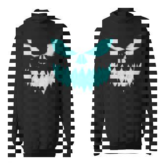 Scary Spooky Halloween Jack O Lantern Face Pumpkin Boys Sweatshirt - Thegiftio UK