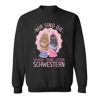 Schlager Feiern Lästern Schlageroutfit Party S Sweatshirt - Geschenkecke