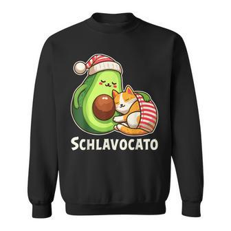 Schlavocato Official Sleep Pyjamas Sleep Avocado Cat Sweatshirt - Geschenkecke