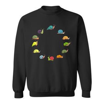 Schnecken Haustier Mit Schneckenhaus Sweatshirt - Seseable