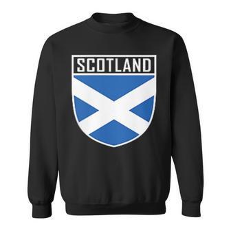 Scotland Flag Scottish Flag Football Fan Sweatshirt - Seseable