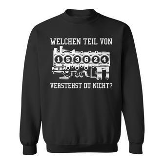 Screwdriver Car Mechatronics 6 Cylinder Car Mechanic Sweatshirt - Geschenkecke