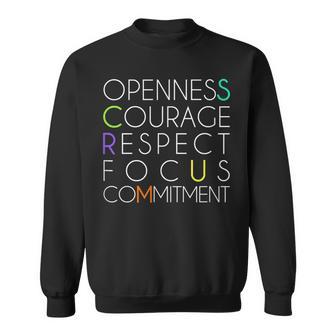 Scrum Werte S Sweatshirt - Geschenkecke