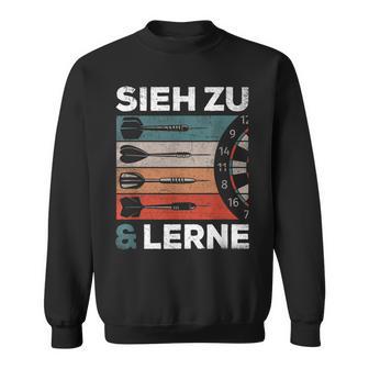 See Zu Und Lerneintage Darts Retro Sl Darts Sweatshirt - Geschenkecke