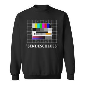 Sendschluss Testbild 80S 90S Retrointage Party Sweatshirt - Geschenkecke