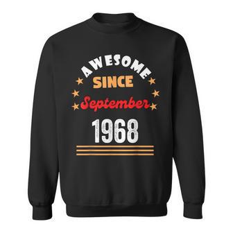 Septiembre 1968 Cumpleaños Impresionante Desde 1968 Septiembreintage Camisa de entrenamiento - Regaloses
