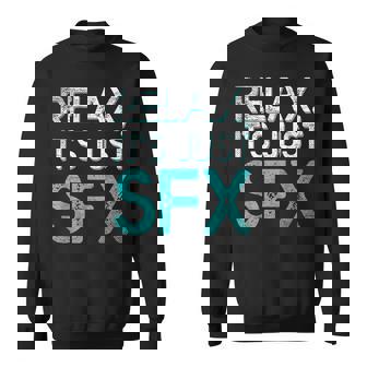 Sfx Special Effects Makeup Sfx Power Supply Sfx Makeup Sfx Sweatshirt - Monsterry