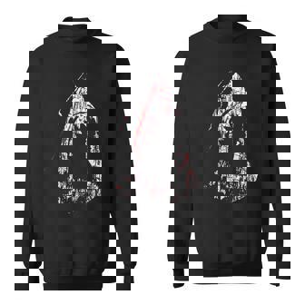 Shark Bite Shirt Scary Shark Teeth Sweatshirt - Monsterry