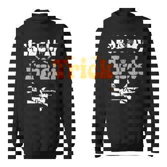 She's My Trick Skeleton Couples Matching Couple Halloween Sweatshirt - Thegiftio UK