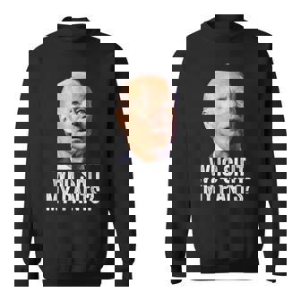 Who Shit My Pants Anti Joe Biden Conservative Meme Sweatshirt - Monsterry