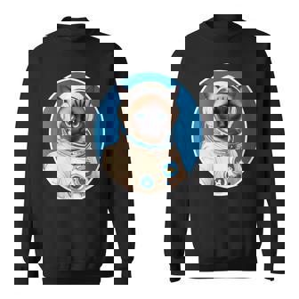 Siamese Cat Astronaut Space Lunar Seal Point Kitty Cosmonaut Sweatshirt - Monsterry