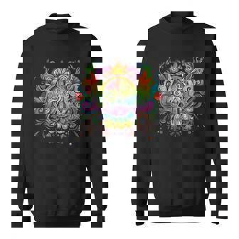 Signe De Paix Fleurs Hippie Des Années 60 Et 70 Sweater e - Cadeauxyz
