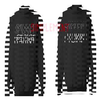 Simplement Attachiant Cadeau Humour Original Sweater e - Cadeauxyz