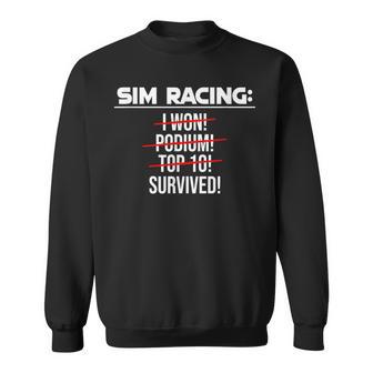 Simracing Gaming Sring Wheel Racing Game Simulator Sweatshirt - Geschenkecke