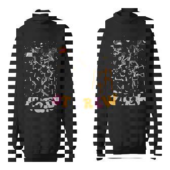 Skeleton Spooky Ot Crew Occupational Therapy Halloween Sweatshirt - Thegiftio UK