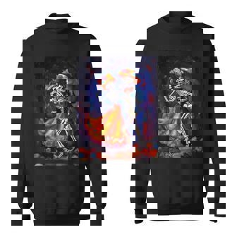 Skeletons Dancing Mexico Dia De Los Muertos Day Of The Dead Sweatshirt - Seseable